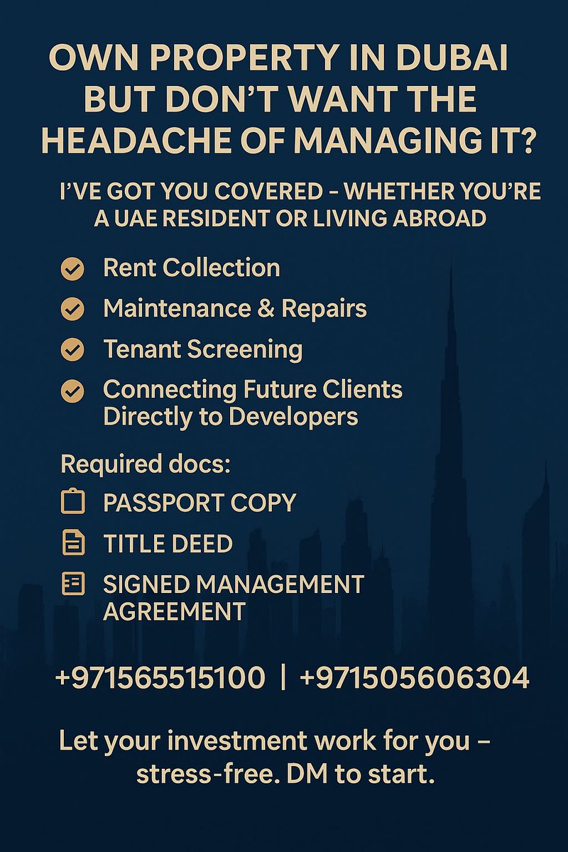 losAltoos's tweet photo. 📲 Ready to own and stay? Call me at +971565515100 – I’ll walk you through the entire process, direct from the developer.

#DubaiGoldenVisa #DubaiRealEstate #DirectDeveloper #LiveInDubai #UAEResidency #CondorDeveloper #DubaiProperty #NoCommission #GoldenOpportunity https://t.co/4pljxwSEWQ