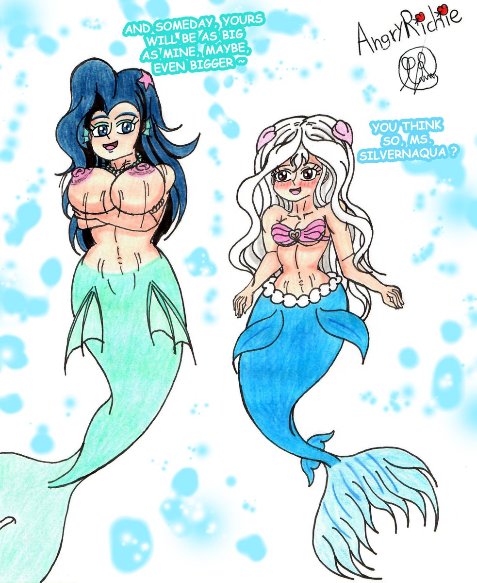 <a href="/Estevangel3/">Estevangel 🔞 🇲🇽 🌮 y 🧜‍♀️</a>
My OC Paru having a friendly Mermaid chat with SilvernAqua. nwn

SFW Ver.: deviantart.com/angryrichie/ar…

#OC #originalcharacter #Paru #mermaid #sirena #siren #merpony #silvernaqua #anime_style #summer #Summer2025