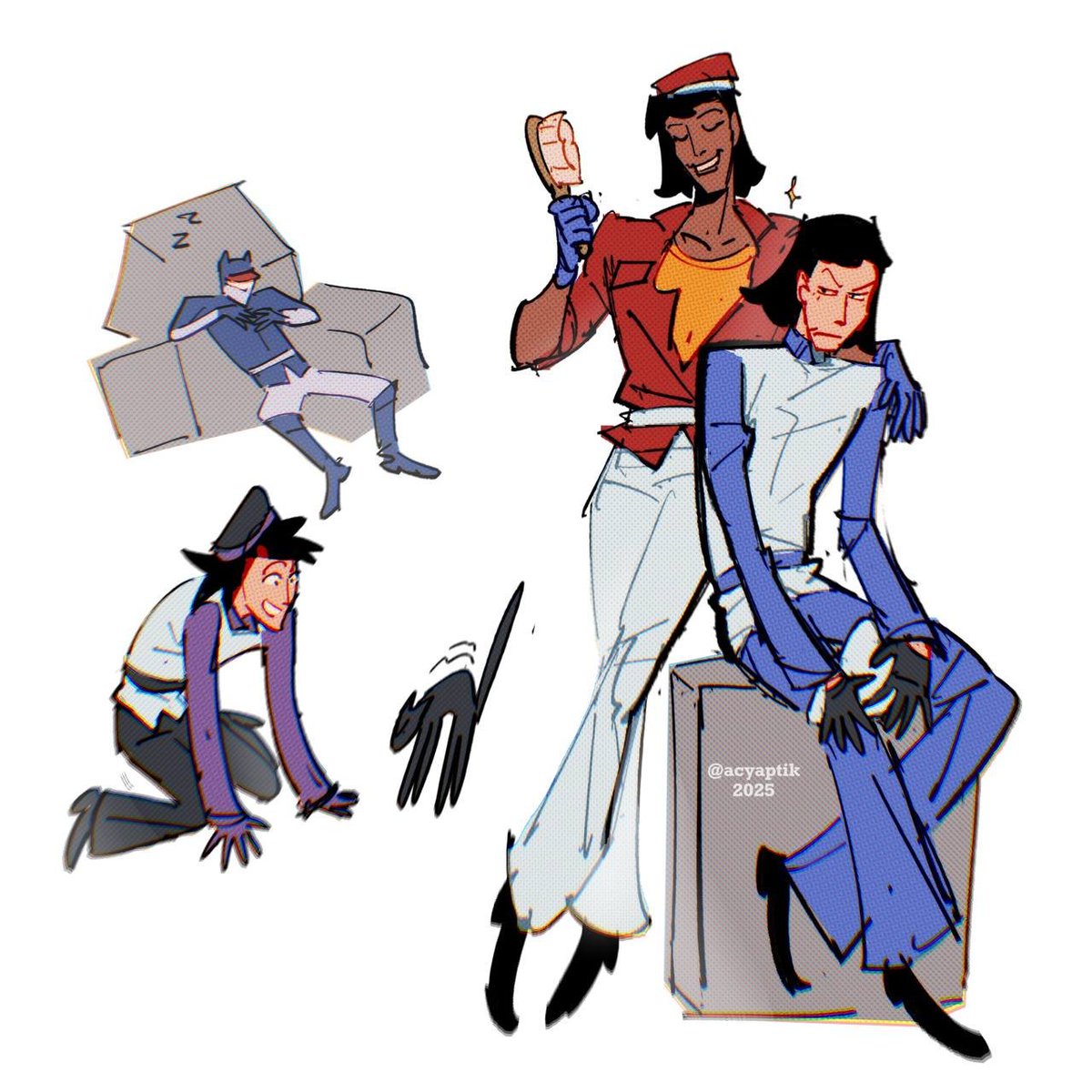 acyaptik's tweet image. birdies fixing their feathers (and soundwave)
#starscream #skywarp #thundercracker #soundwave
