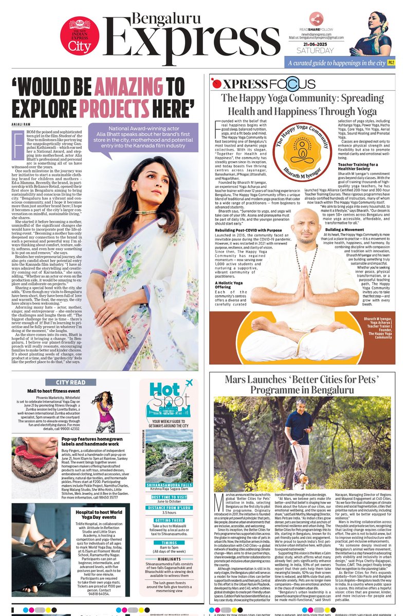 Here's a preview of today's #CityExpress. For more, visit newindianexpress.com/cities/bengalu…

🎨 Shivu Prasad