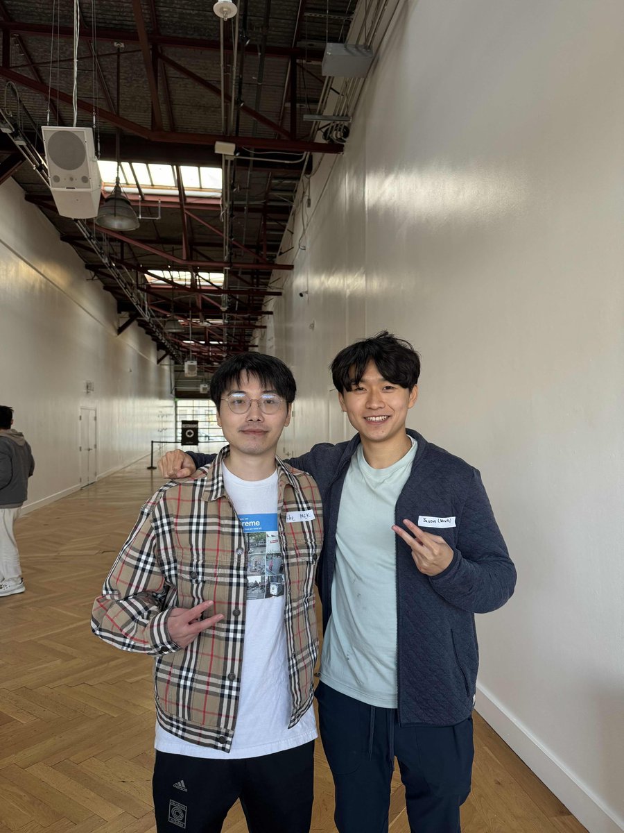 Mike Li (@lzlmike) on Twitter photo Finally meet the goat 🐐<a href="/jasondev0/">jason</a> 🫡 Finally meet the goat 🐐<a href="/jasondev0/">jason</a> 🫡
