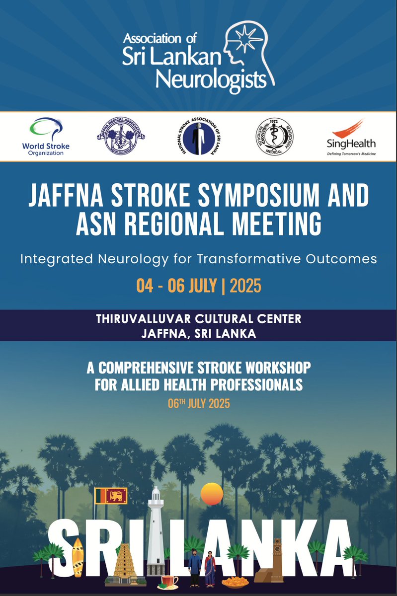 For More Information &amp; Registration: asn.lk/jaffna-stroke-…