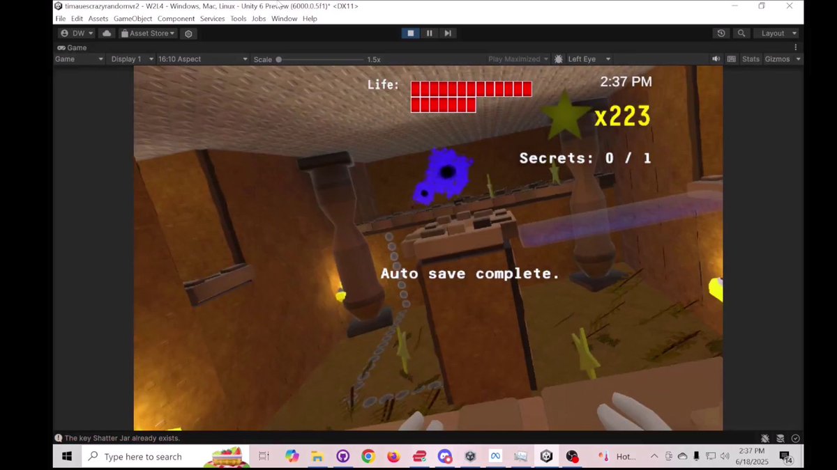 davididev's tweet image. For this #screenshotsaturday I was working on two #VR games- one #madewithunity and the other made in the #godot engine.  There isn&apos;t as much to show in Godot this week.  Ran out of time with the avatar, very WIP.
youtube.com/watch?v=lRFDPF…