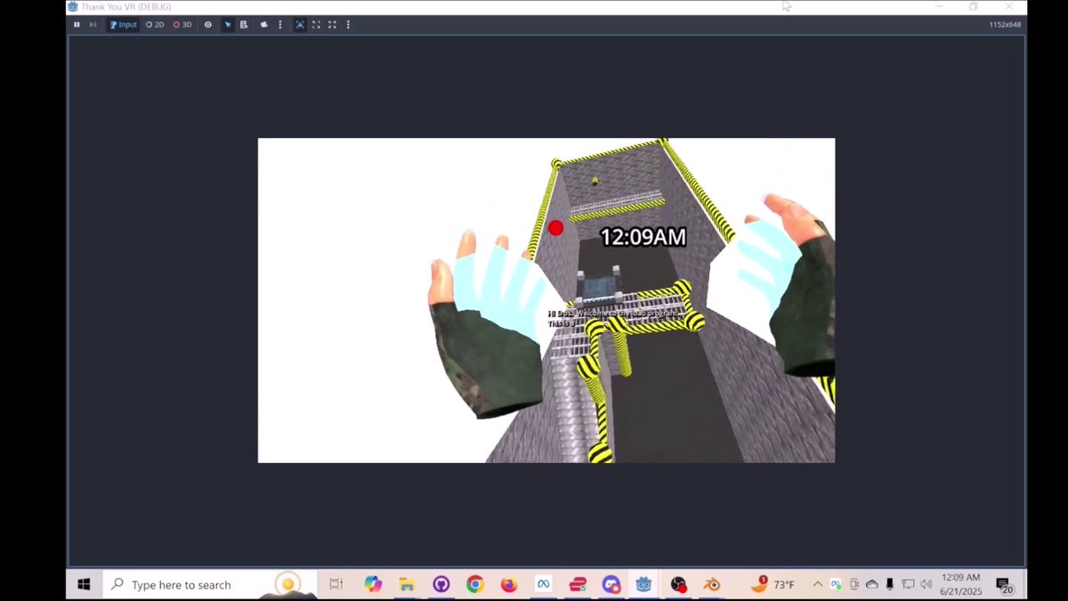 davididev's tweet image. For this #screenshotsaturday I was working on two #VR games- one #madewithunity and the other made in the #godot engine.  There isn&apos;t as much to show in Godot this week.  Ran out of time with the avatar, very WIP.
youtube.com/watch?v=lRFDPF…