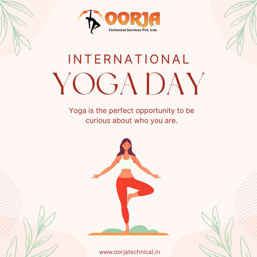 Oorjatechnical's tweet image. Happy International Yoga Day from Oorja Technical Services! 🧘‍♀️✨

#OorjaTechnicalServices #InternationalYogaDay #YogaForWellbeing #MindBodyBalance #WellnessInWorkplace #YogaDay2025 #StayAligned