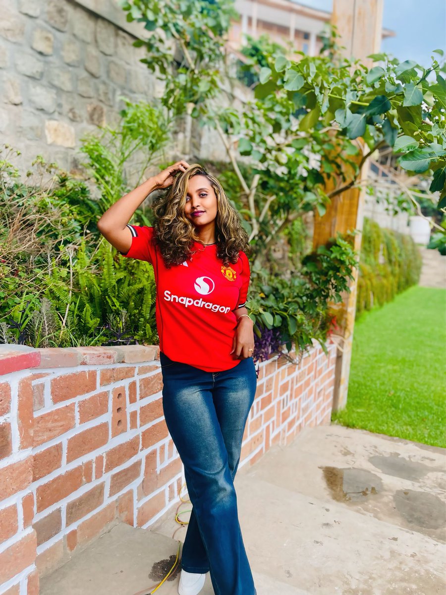 Wearing the new season’s kit with old love. ♥️🔴 This club has always been one of my happy places…. through highs and heartbreaks, <a href="/ManUtd/">Manchester United</a> was once my happiness, and somehow, it still is. 
The new jersey brings new hope. For United, for me. 🙏🥰
#GGMU #MUFC_FAMILY