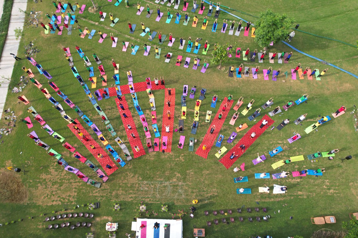 This #InternationalYogaDay, we came together in harmony to embrace the ancient wisdom of yoga - a journey of breath, balance, and being.

The theme “Yoga for One Earth, One Health” resonated deeply as we moved together in rhythm.