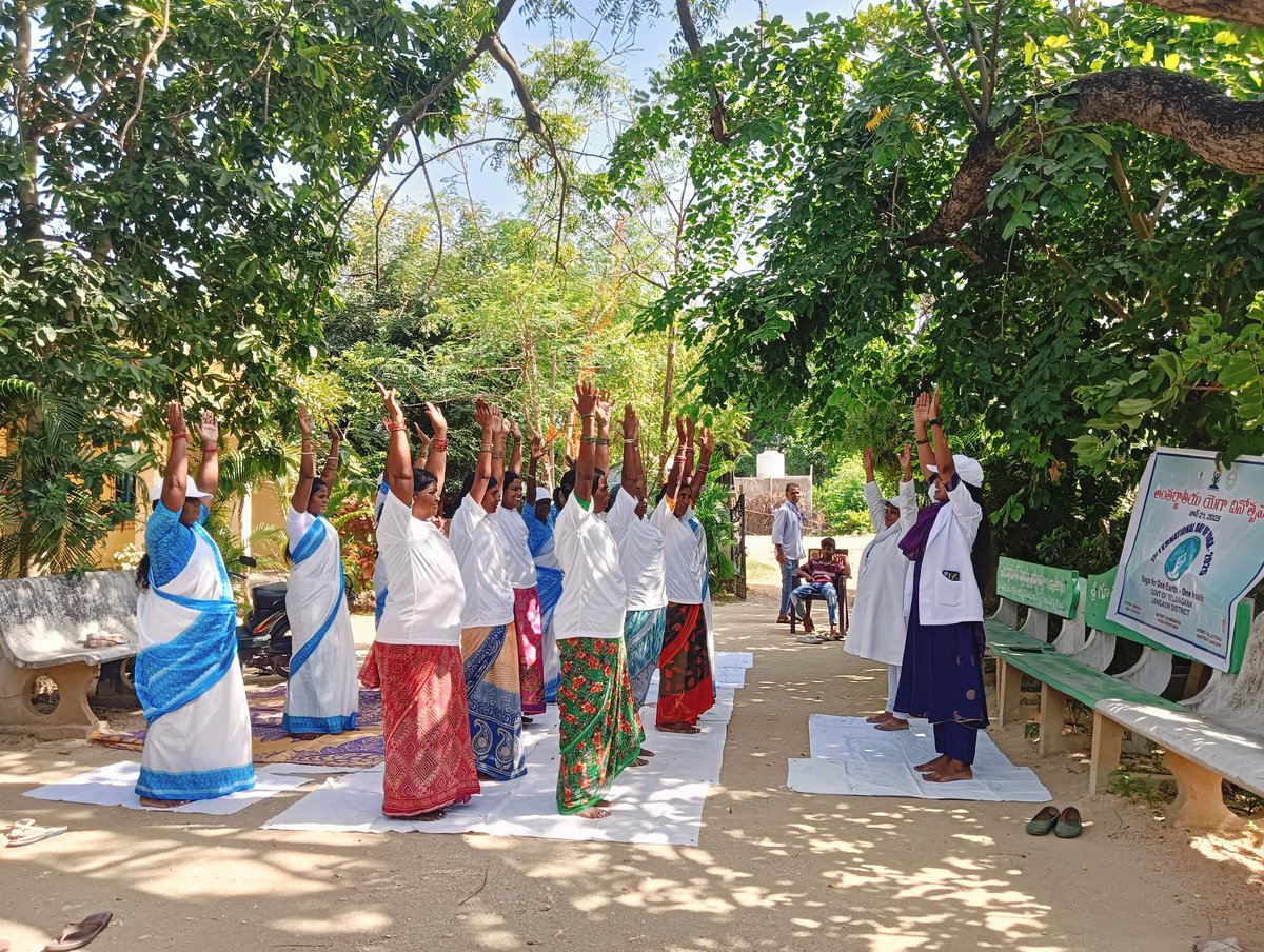 GabbetaHwc's tweet image. International day of Yoga @CHFW_NHMTG @MoHFW_INDIA @TelanganaHealth