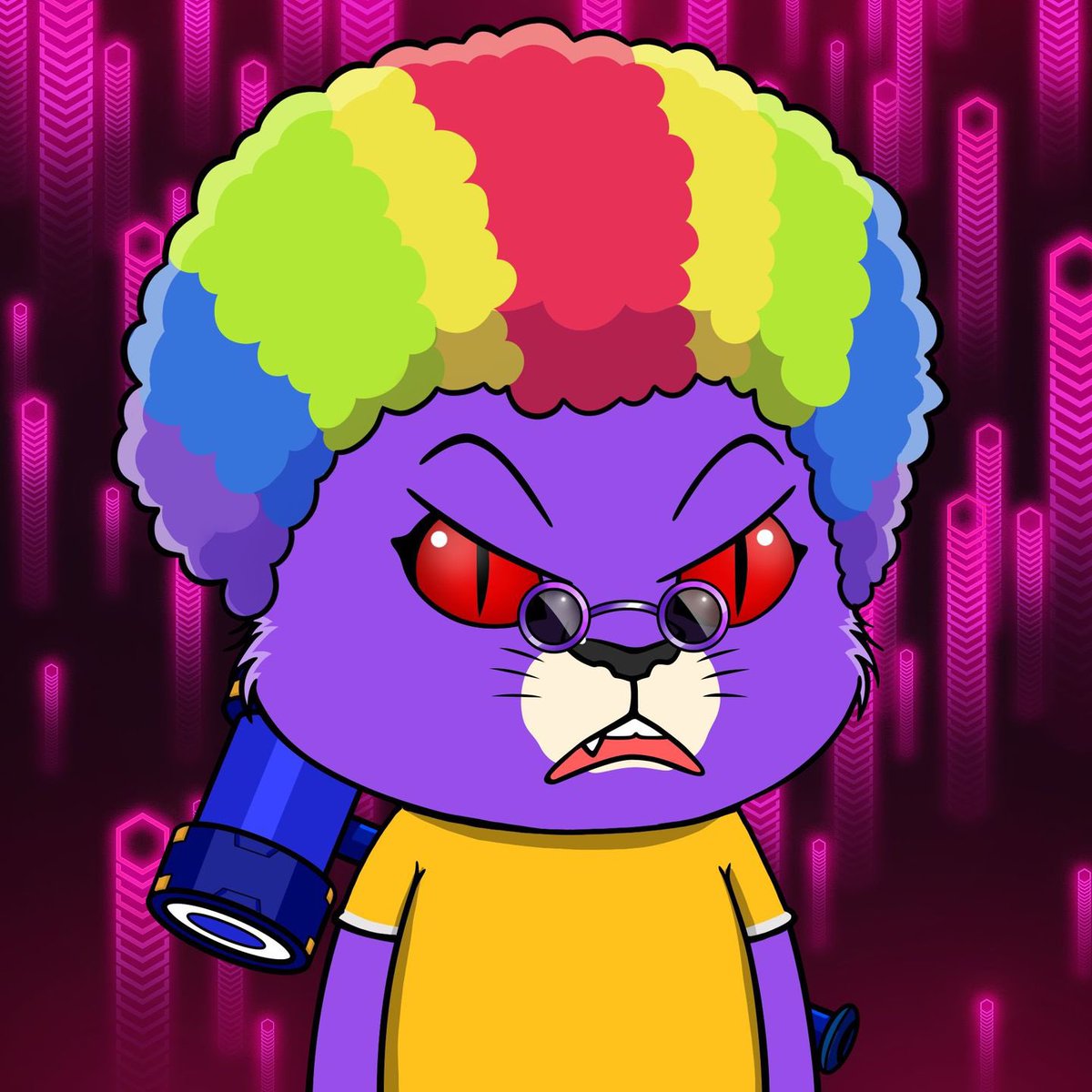 Guess who just snagged a Cyber Cub NFT with the legendary Rainbow Afro? 😎 Access to “The Rainbow Coalition” unlocked! 🌈 #NFTMagic #Winning #Cybercub #LoadedLions