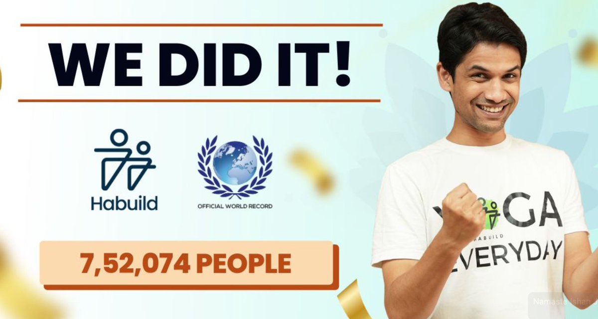 ishanjoshii's tweet image. Has to say what an impactful &amp;amp; engaging community Saurabh Bothra has built at #habuild 

7.52 Lakh people tuned in today morning at 6.30 AM on Youtube Live at the occasion of #InternationalYogaDay2025