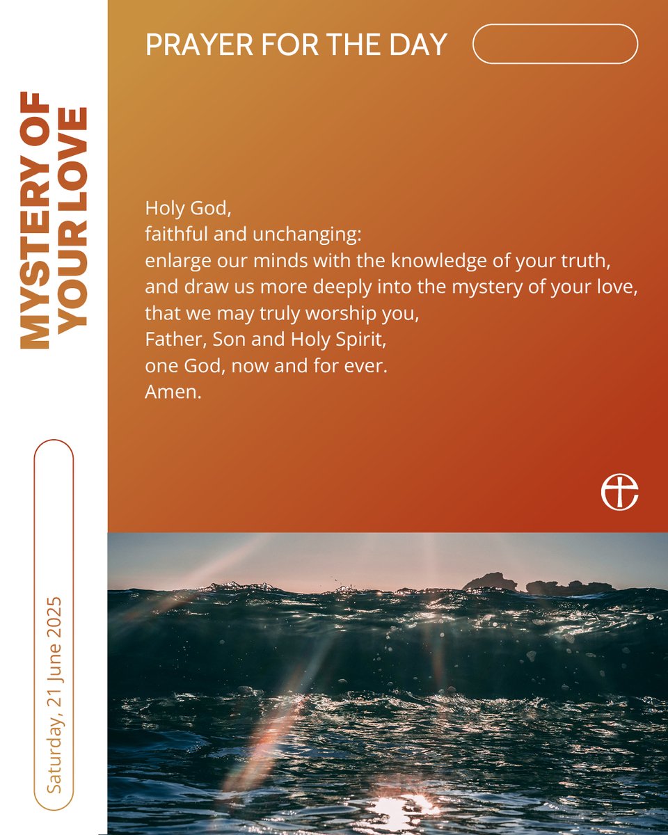 Pray with us. 🙏 

Today's prayer is available in plain text and audio formats at cofe.io/TodaysPrayer.