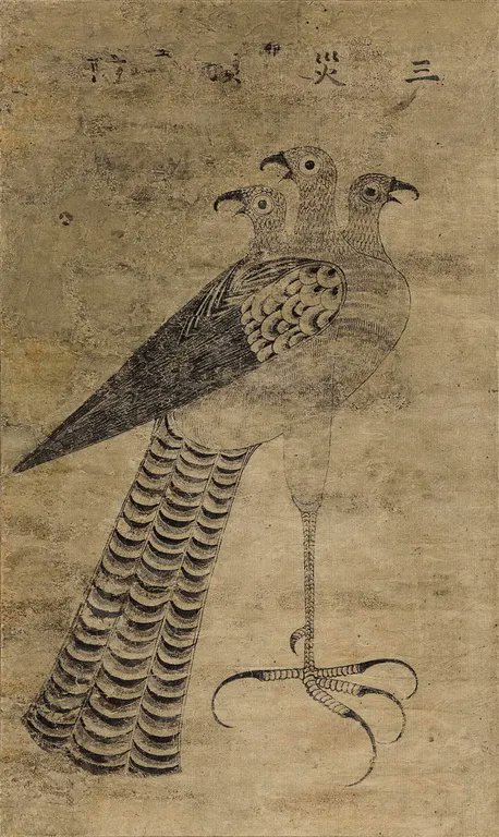 그리고 까치 눈이 3개 쌍으로 6개여서 좋았던건 한국은 옛날부터 3을 중시했고 하늘 땅 인간으로 3은 완벽함을 뜻했다. 그래서 삼두매 삼두일족응의 경우 3개의 머리가 각각 삼재를 쪼아없애준다고 한다. 양쪽으로 눈이 6개가 되서 방상시 탈 생각도 좀 났다