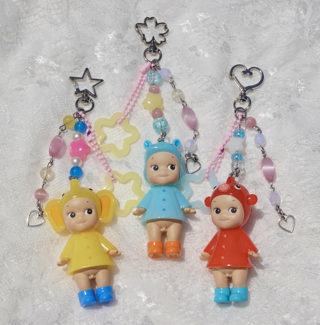 brookjewelry's tweet image. sonny angel ‘i love rainy day’ keychains comi bf wednesday ⋆˚꩜｡ #sonnyangels