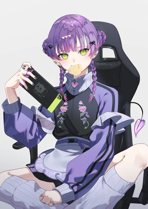 小悪魔ゲーマー #TOWART #常闇トワ新衣装
