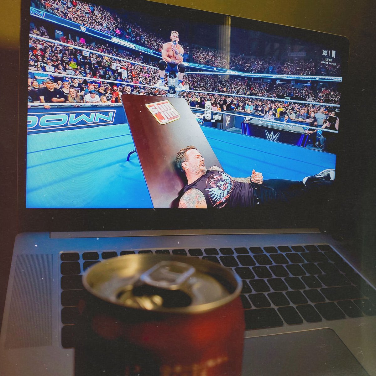 G.O.A.T <a href="/JohnCena/">John Cena</a> 

#SmackDown #smackdownonNetflix #JohnCena #CMPunk <a href="/WWE/">WWE</a>