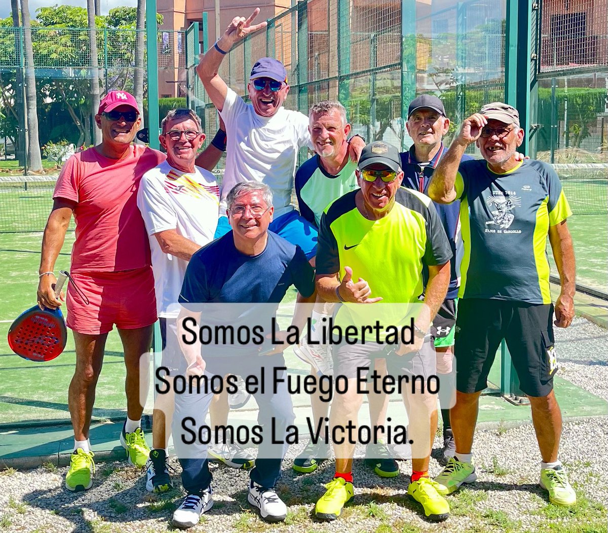 Somos La Libertad
Somos el Fuego Eterno 
Somos La Victoria.