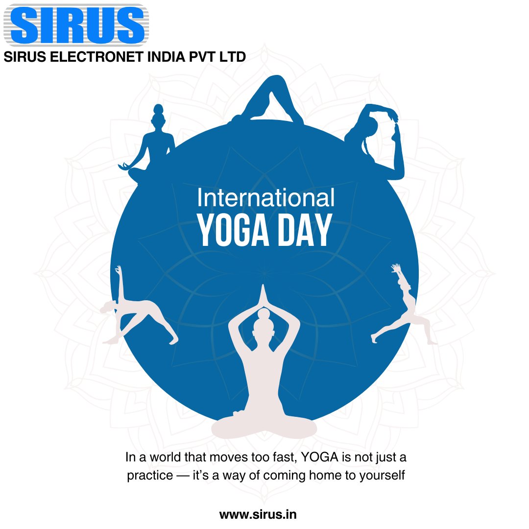 Siruselectronet's tweet image. In a world that moves too fast,
YOGA is not just a practice — it’s a way of coming home to yourself

#InternationalYogaDay