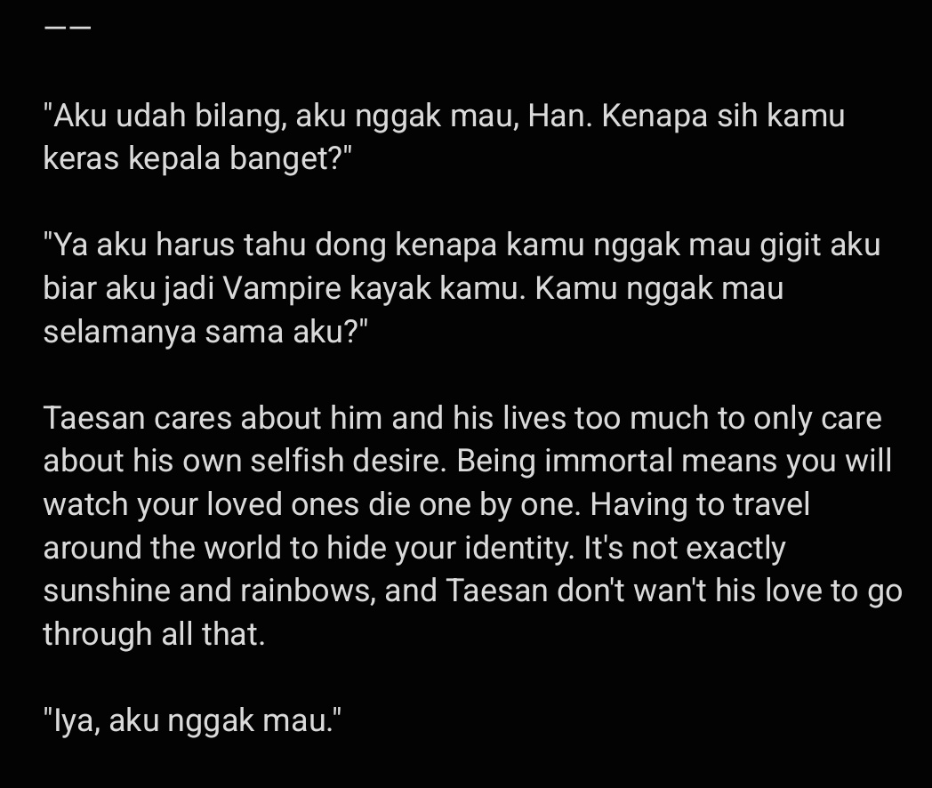 MyDearMerlin's tweet image. Ihtaes - hantaes vampire esan x researcher ihan

TW : (possibly) human mutation, (implied) murder