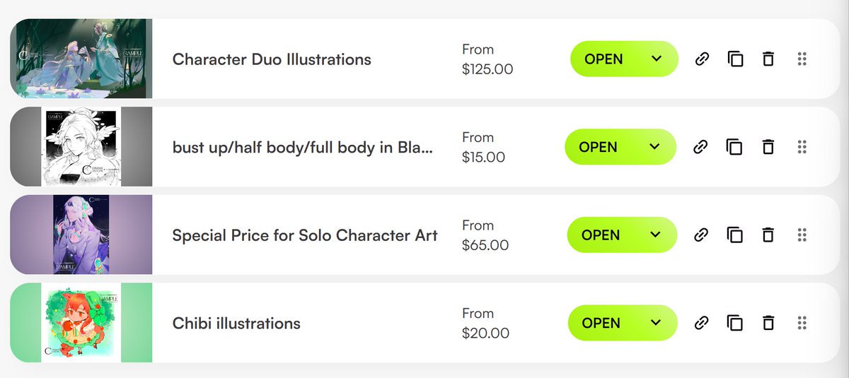 Hi guys,my VGen is open!🤗To collaborate better with you all, I've made some updates to my terms and conditions and adjusted my prices. All the price is for SALE，🥳for the bust up in BnW is only 15 dollars!😋Thank you for your support! #VGenComm #VGen #VGenComms #VGenShop