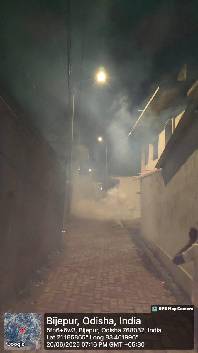 Fogging activities at different wards of Bijepur NAC before onset  monsoon to prevent any kind of pandemic like Dengue, Malaria