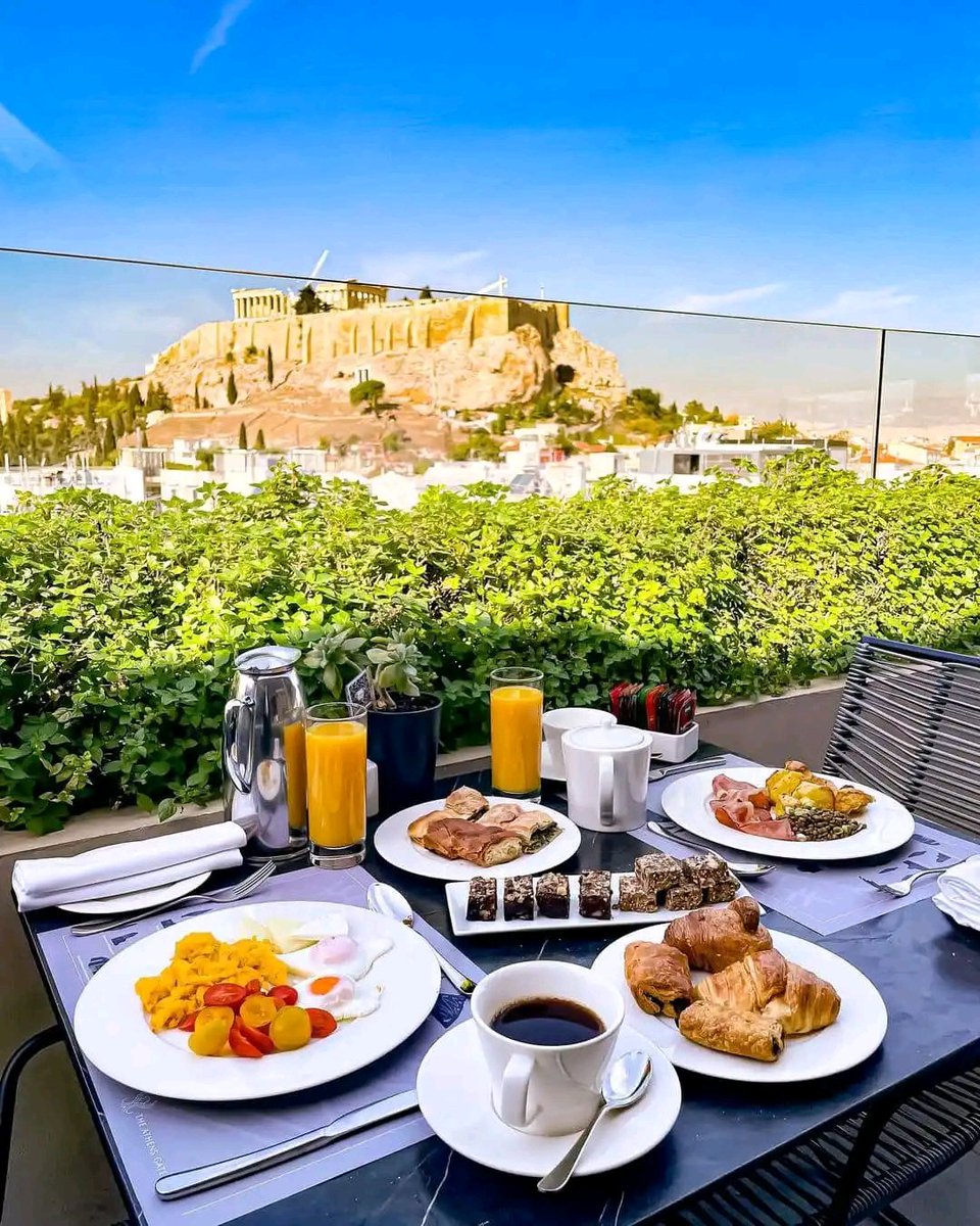 Breakfast in Athens, Greece🧡🇬🇷