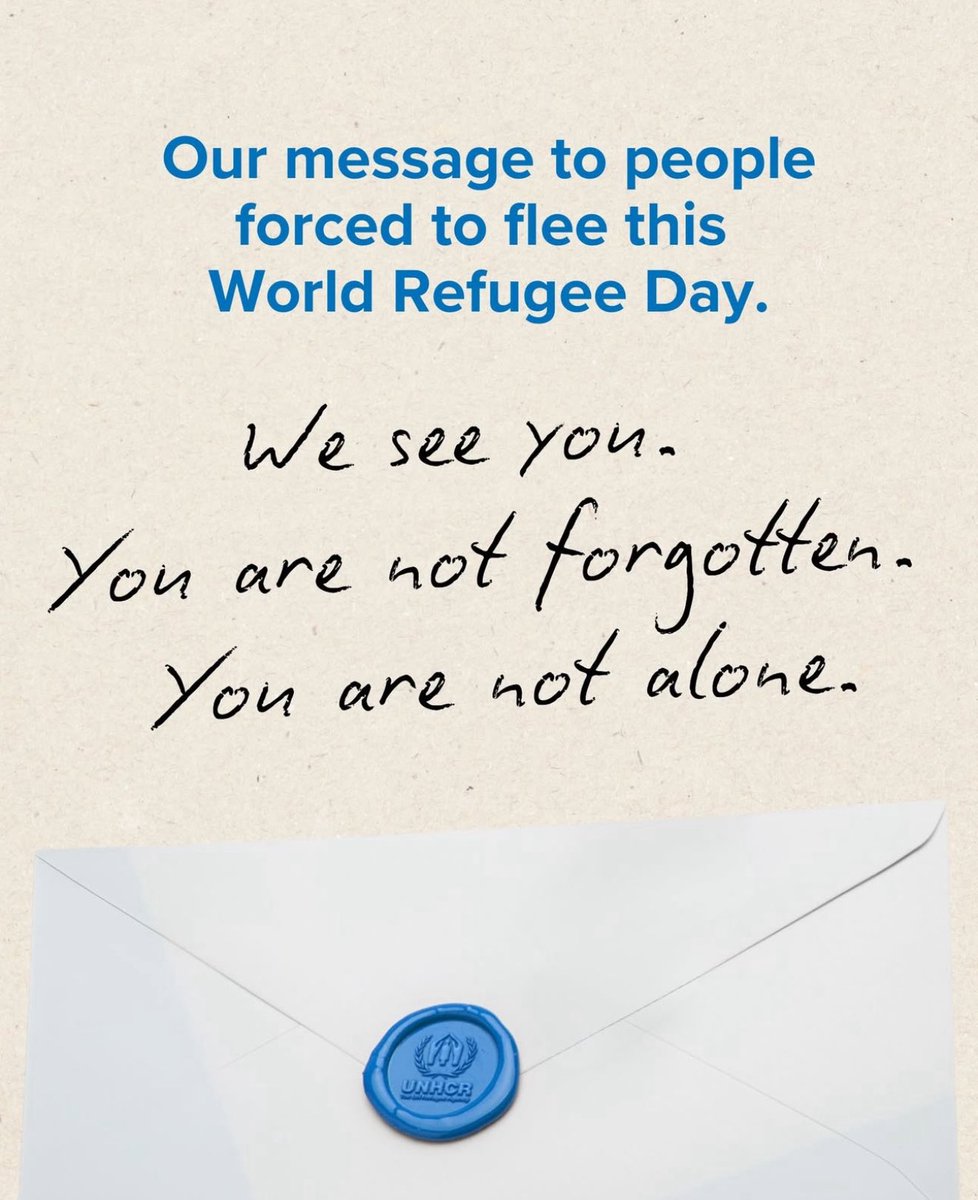 On #WorldRefugeeDay 🤍
