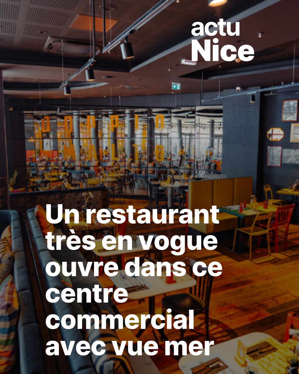 🤤 Une brasserie italienne ouvre ses portes au centre commercial Cap 3000 

➡️ l.actu.fr/SJCy
