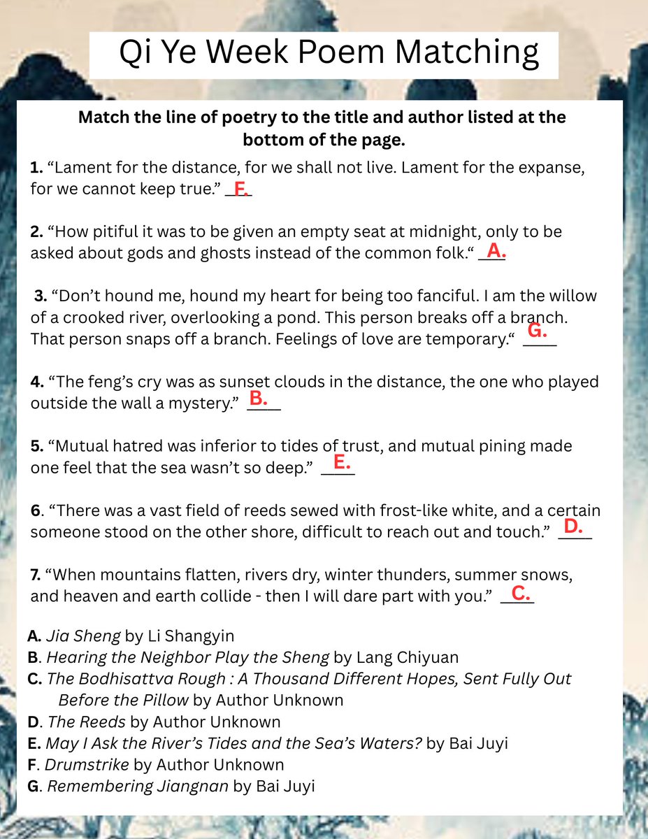 Qi Ye Week 2026: June 13th - 19th tweet media