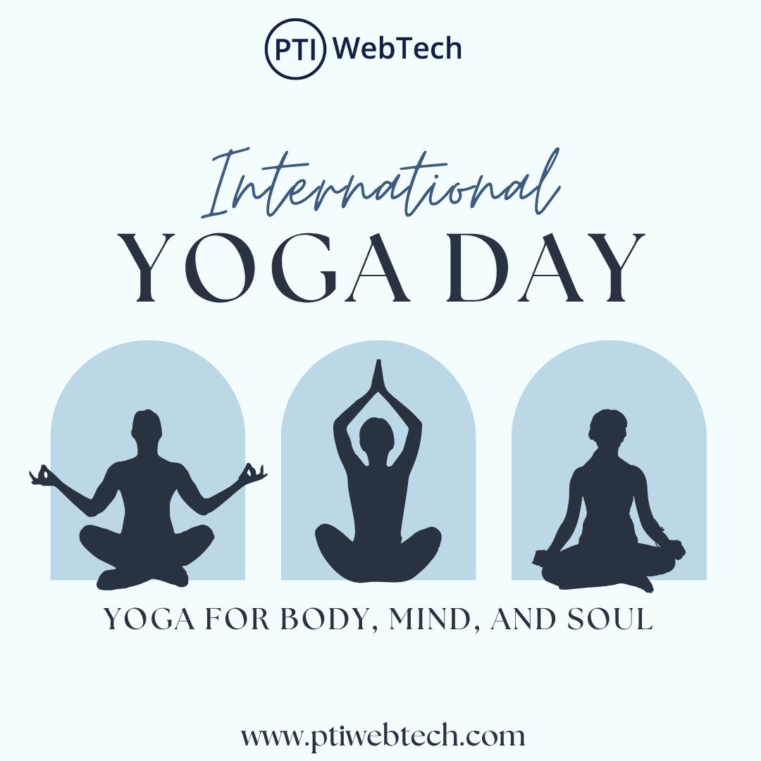 ptiwebtech's tweet image. Breathe in… hold… exhale… and smile! 😊
Happy International Yoga Day! 🧘‍♀️
#ptiwebtech #yogaday #internationalyogaday #stayhealthy #yogaforlife #yogaday2025 #yogaeveryday #yogaforlife #yogalovers #yogatime #fitness #gym #meditation #peace #healthyliving