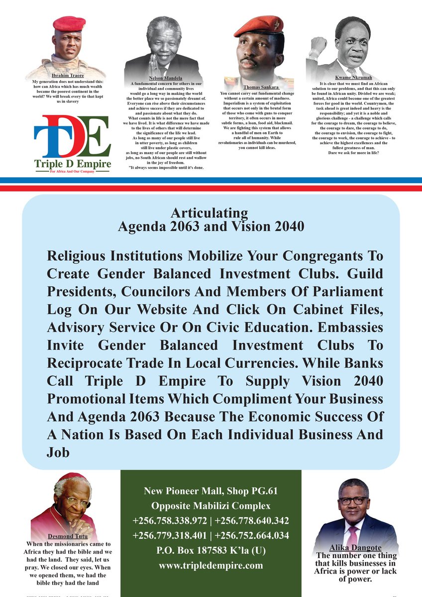 Tripledempire's tweet image. @mofpedU @AbsaUganda @stanbicug @UBAUganda @UgEquityBank @kcbbankug @postbankug @Dfcubankuganda @imbankug @CairoBank @financetrustug @EximBankUganda @BOU_Official @StanChartUGA @Opportunity_UG @housingfinanceU @CentenaryBank @bankofbaroda @NPA_UG