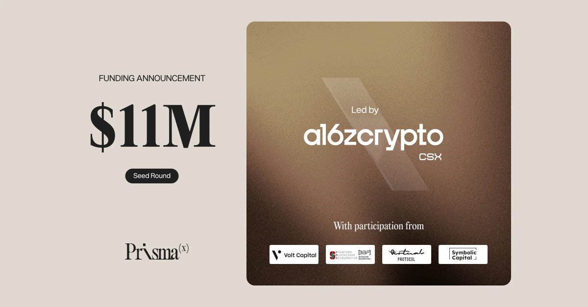 Join <a href="/PrismaXai/">PrismaX</a> Airdrop!

Raised: $11M
Backed: A16z
Time: 30s
Cost: Free

Let's get started:

- Go to: app.prismax.ai
- Sign up with Connect Sol wallet + 1000 points
- Check-in daily +10 points
- Get early in Discord: discord.com/invite/xh8vR6J…

Done.

PrismaX Airdrop.