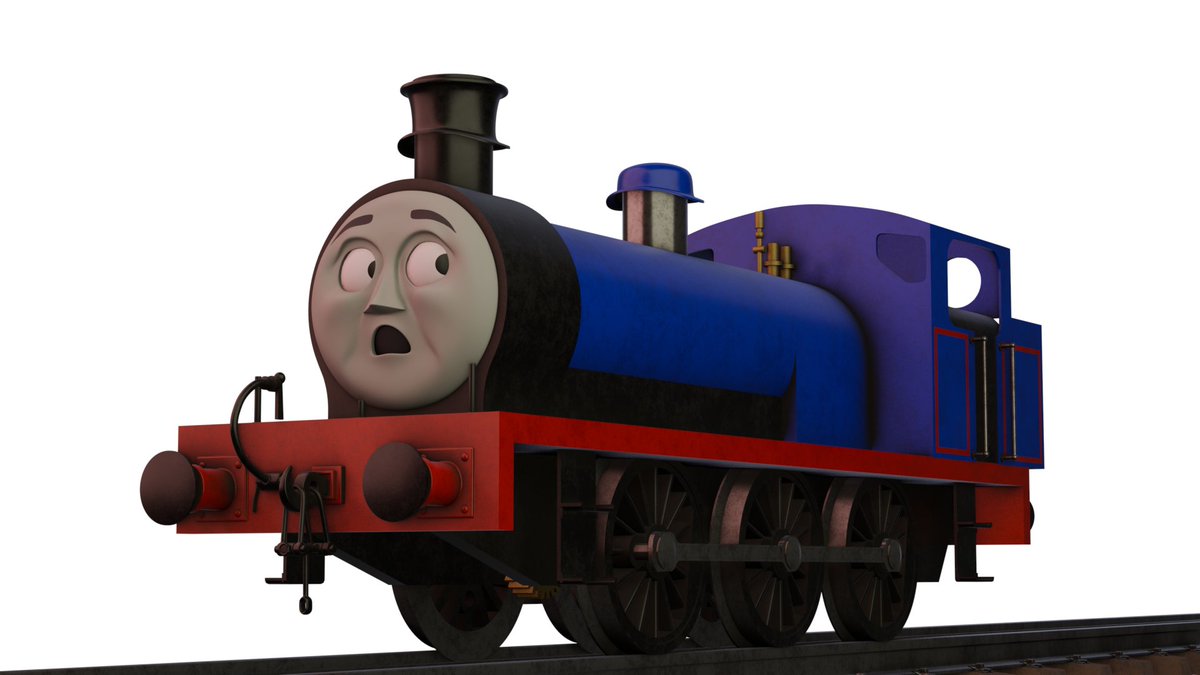 I need something to post, so here is a Saddle Tank-less Wilbert #TTTE #ThomasandFriends #blender #3DModel #RWS