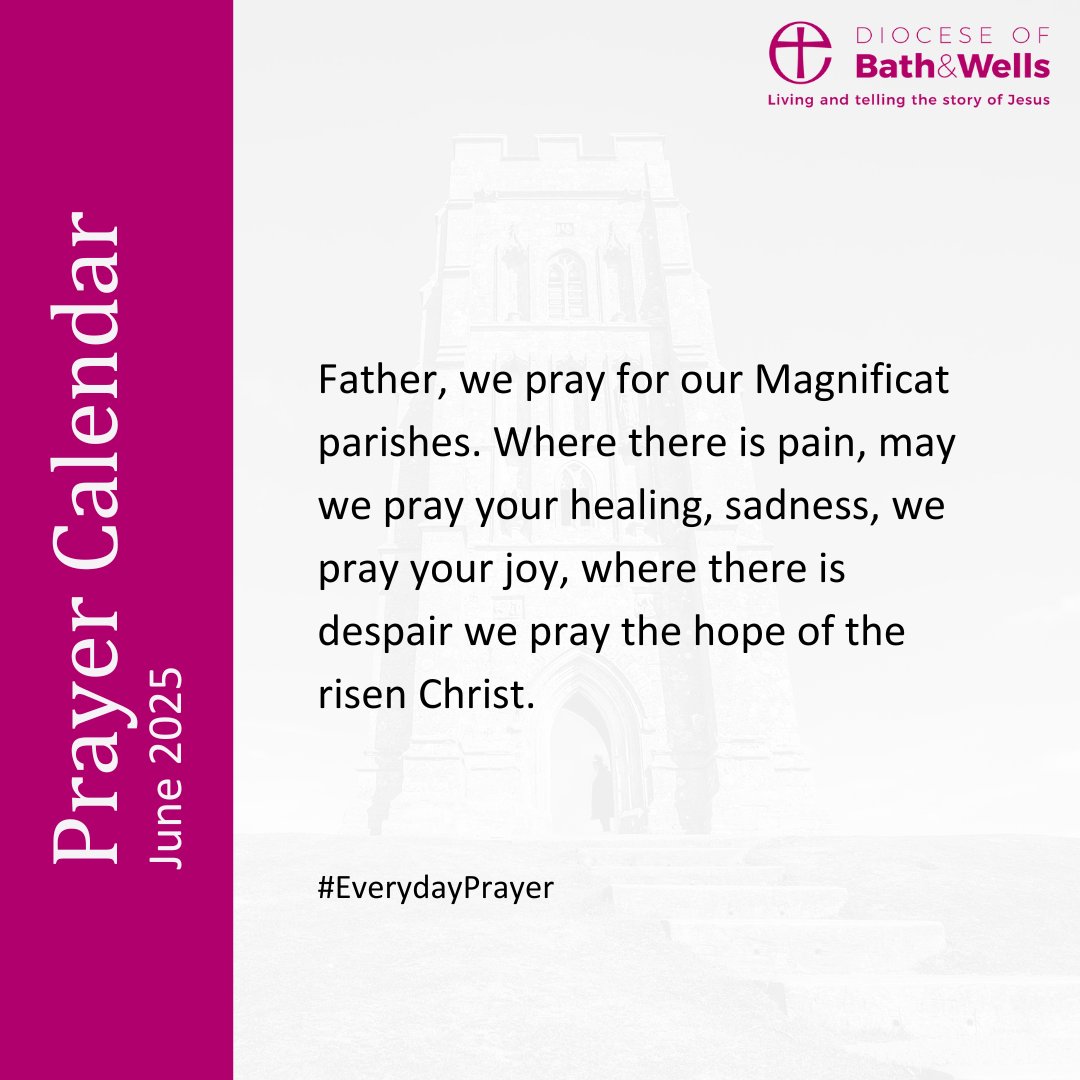 Father, we pray for our Magnificat parishes. Where there is pain, may we pray your healing, sadness, we pray your joy, where there is despair we pray the hope of the risen Christ.