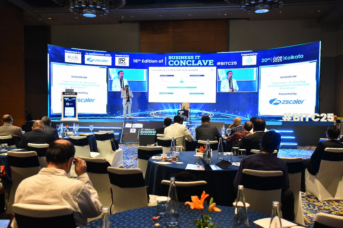 BenCham1833's tweet image. 🔐 𝑨 𝑵𝒆𝒘 𝑨𝒈𝒆 𝒐𝒇 𝑺𝒆𝒄𝒖𝒓𝒊𝒕𝒚 𝑯𝒂𝒔 𝑩𝒆𝒈𝒖𝒏 — @zscaler takes the stage at #BITC2025 with a game-changing Session on “Zero Trust + AI, Securing, Simplifying, and Transforming Businesses.