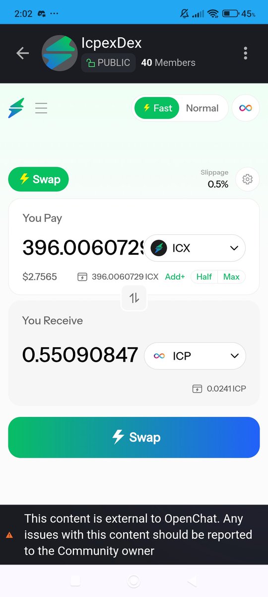 Daniboi27's tweet photo. #IcpEx @ICPExchange on @OpenChat 🥰 https://t.co/mxg8uASKL2