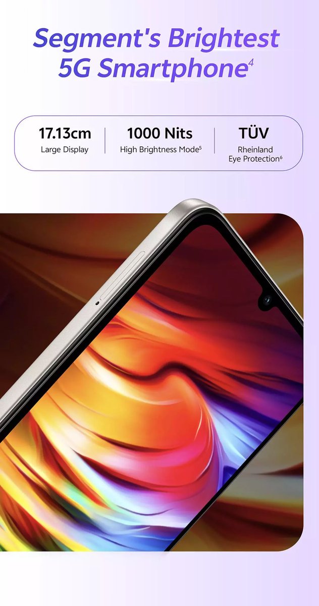 Techsmartphone0's tweet image. Vivo T4 Lite 5g: MediaTek Dimensity 6300, 6000mAh battery &amp;amp; price under 10000 techrtr.com/2025/06/vivo-t…

#vivot4lite #vivot4lite5g #vivo @TechHome100 @ShokeenSanchit @tech_burner @TechnicalGuruji