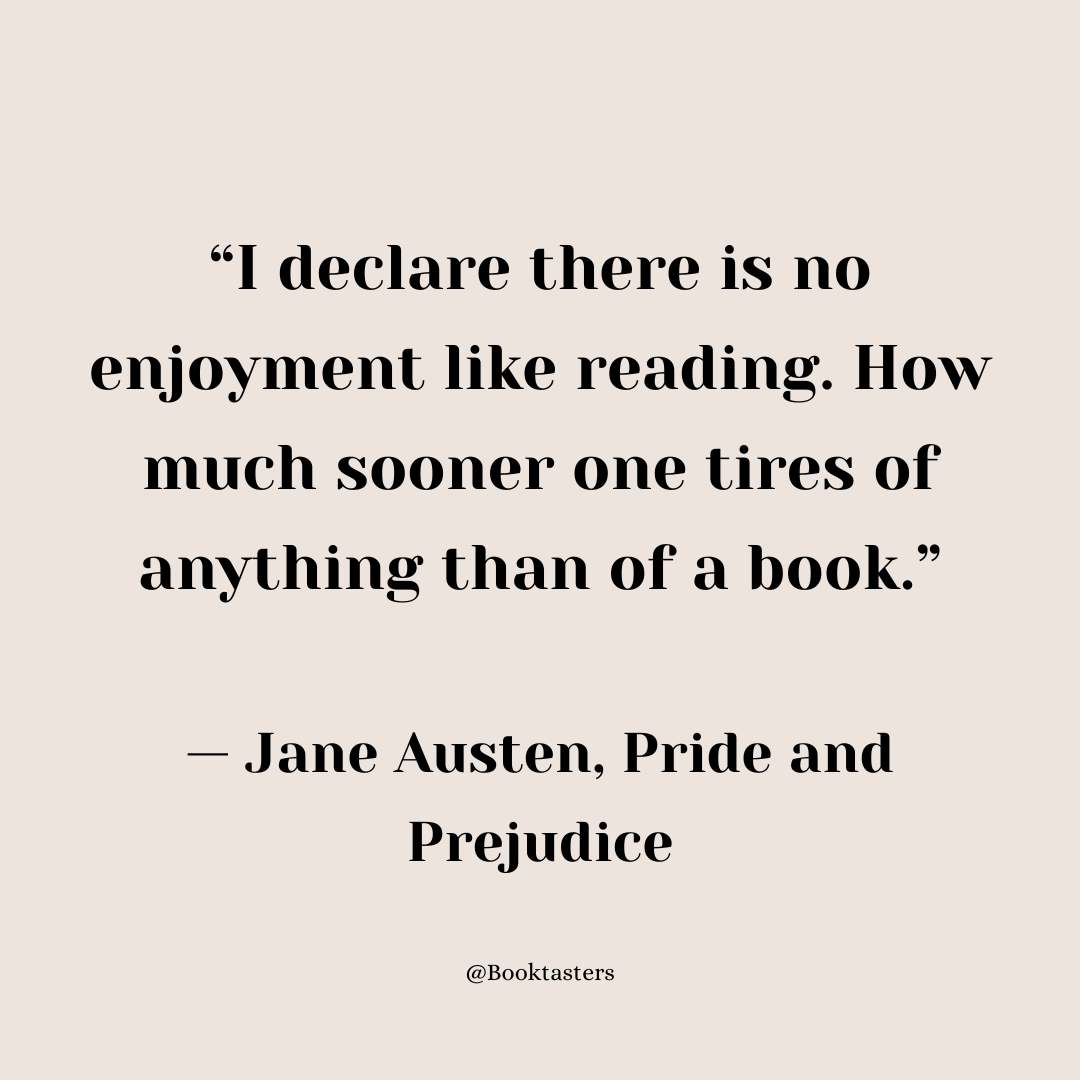 Jane Austen said it best.