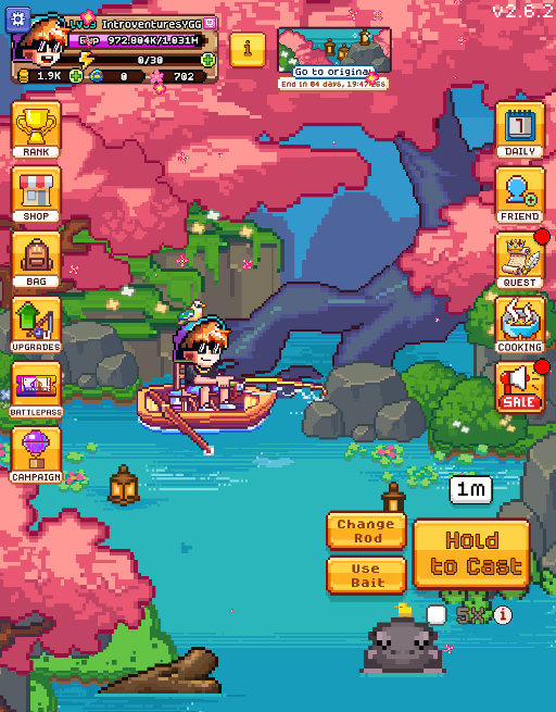 introventuress's tweet image. Very good games with fun catches and I also liked this game of ours.  I also Finished &quot;The First Cast&quot; and &quot;Master Angler&quot; in YGG GAP S10. Done Level 30 and Level 50

@YieldGuild @FishingFrenzyCo @gguncharted