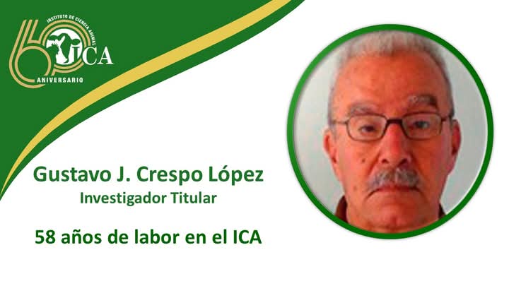 JORNADA ANIVERSARIO 60 DEL INSTITUTO DE CIENCIA ANIMAL
En el año del Aniversario 60 del ICA, les invitamos a conocer a trabajadores que han dedicado gran parte de su vida a laborar en nuestro centro.
#Cuba #ICACuba #ICA60Años