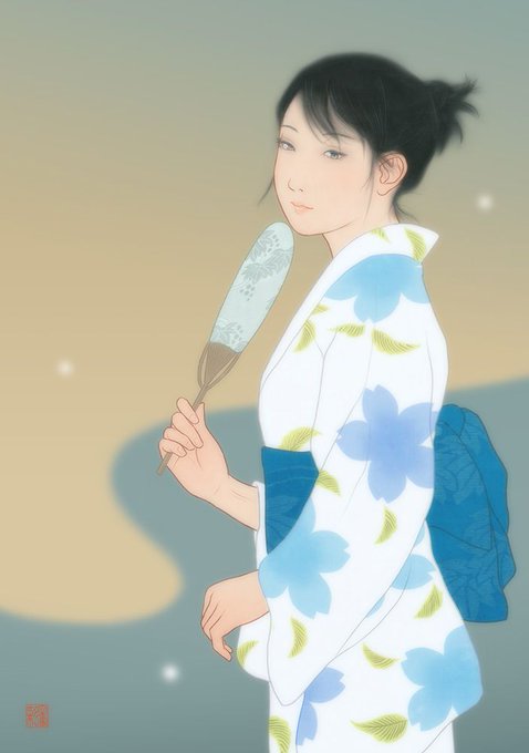 "cool clear water  
 and fireflies that vanish  
 that is all there is..."  Chiyo-ni 

 (images: Hasui Kawase / Sai Tamiya)