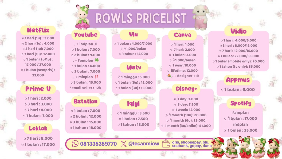 𝜗𝜚 ࣪˖ rowls 🍀🩷⭐ tweet media