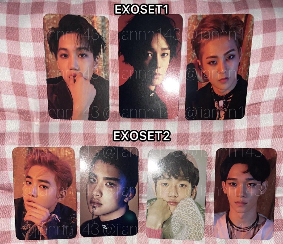 selling exo pcs‼️| ia due to acads tweet media