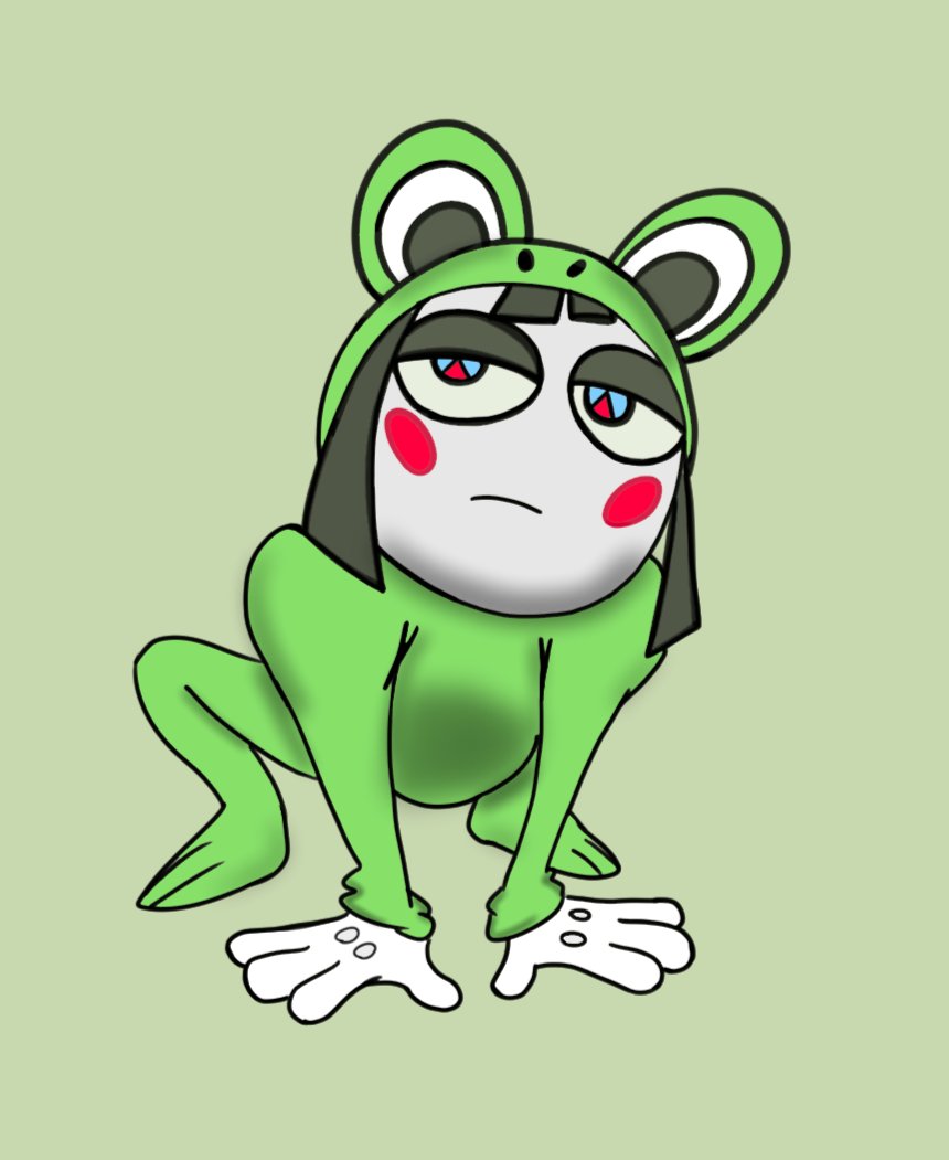 Komimoondog's tweet image. Look at her 🐸

#TADC #Pomni #TADCEp5