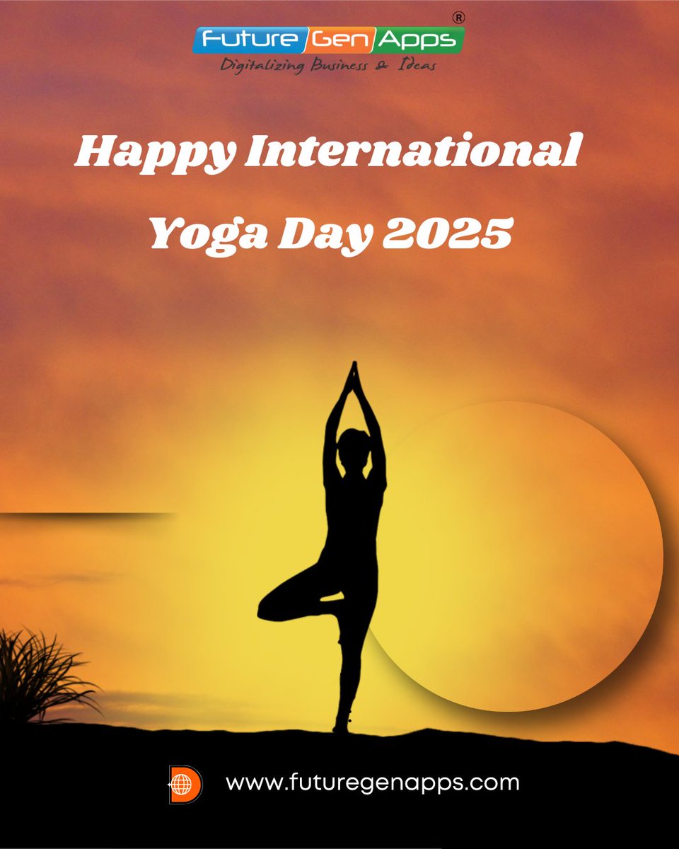 futuregenapps's tweet image. 🧘‍♂️ Happy #InternationalYogaDay!
Just like #Yoga brings balance to life, we bring balance to your digital presence with modern, responsive websites. 🌐

✨ Align. Design. Grow.
#FutureGenApps #WebsiteDesign #DigitalBalance #YogaDay2025 #WebDevelopment #GrowOnline
