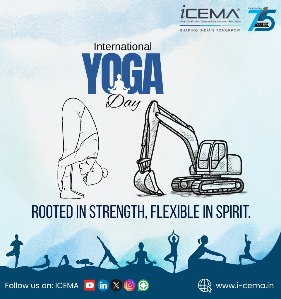 Like a well-synchronized machine, yoga aligns body, mind, and soul. Celebrating harmony and strength this Yoga Day

#Yoga #YogaDay
