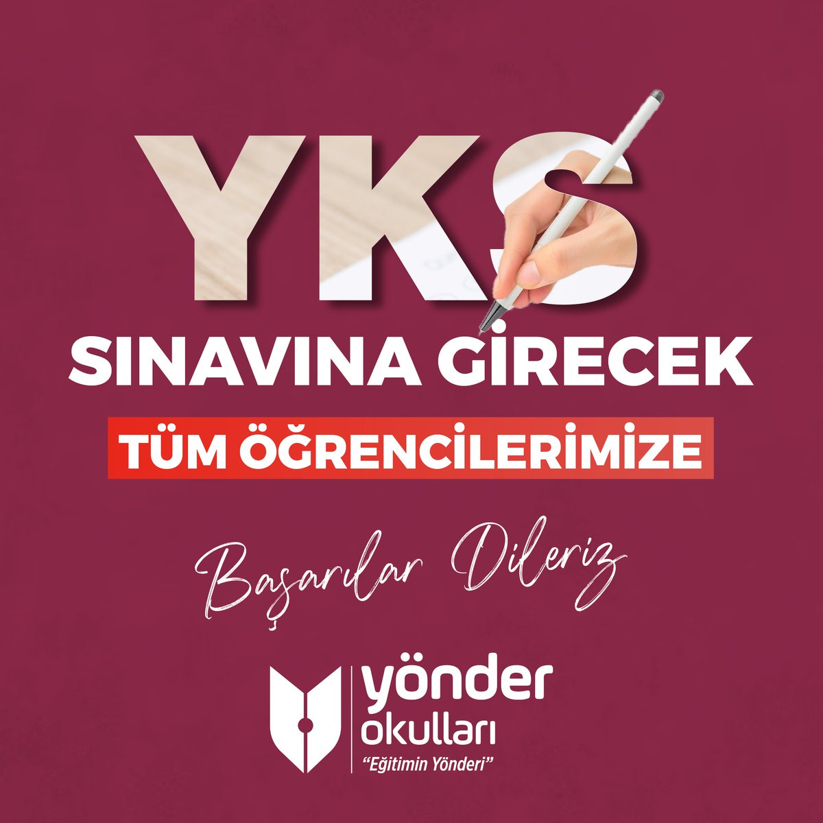 📝 YKS Maratonu Sona Erdi!
Başarının sadece bir sonuç değil, yolun kendisi olduğuna inanıyoruz. Bu zorlu süreçte gösterdiğiniz gayretle hepiniz bizim gözümüzde birer kazanan oldunuz! Tüm öğrencilerimize başarılar diliyoruz.

#YönderKurs #EğitiminYönderi #YKS2025