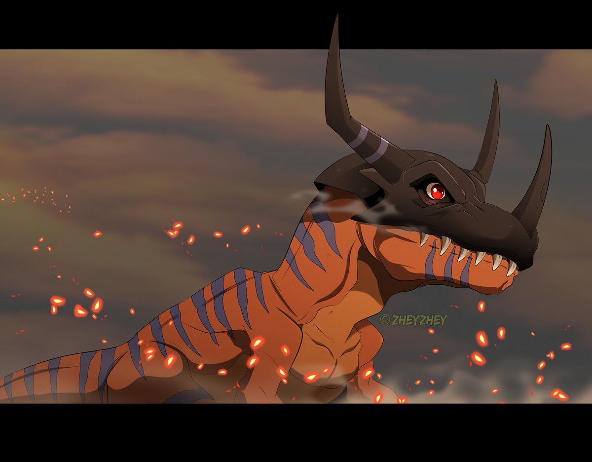 ZheyZheyArts's tweet image. Greymon