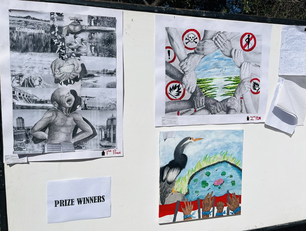 NLinZimbabwe's tweet image. 🎉 Well done to all the students who participated in the EcoSchools competition with @birdlifezim and Mukuvisi Woodlands. Wonderful artworks, essays and even music celebrating wetlands. 🌿💧
Zimbabwe 🇿🇼 will host #RamsarCOP15 in July, a critical moment to push forward…