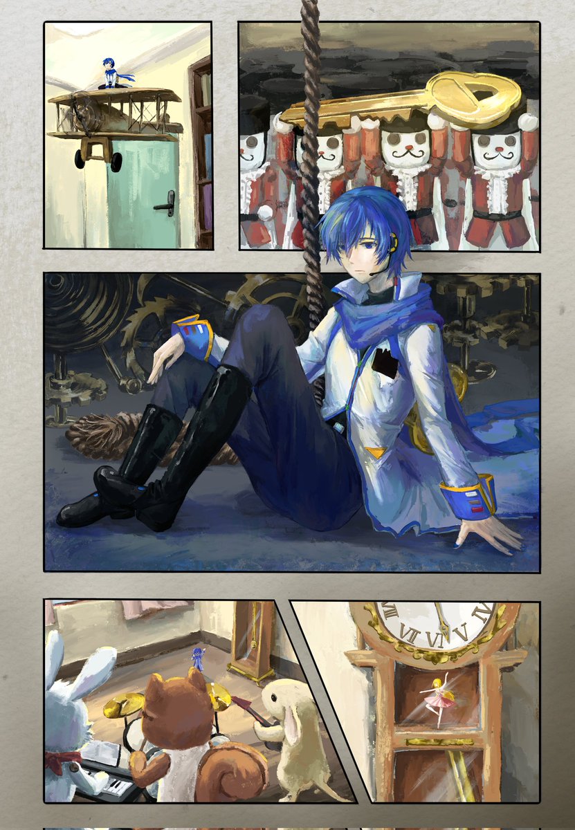 CatPuppet_Furry's tweet image. #KAITO #からくり時計と恋の話