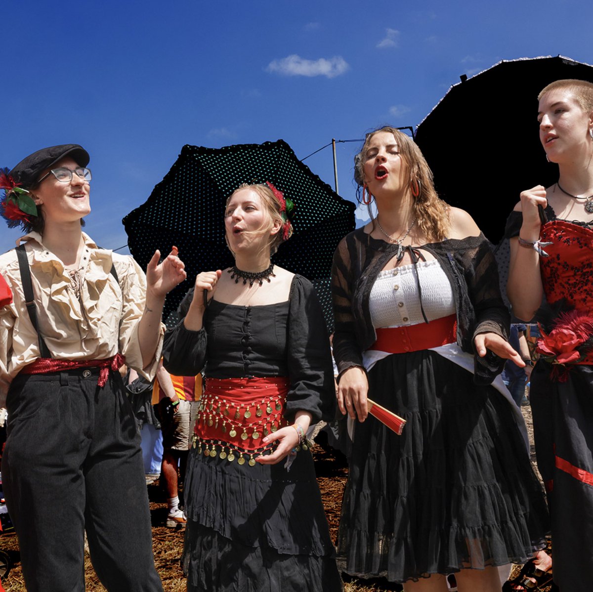 WalkaboutsTC's tweet photo. 1200 Wednesday, Thursday, Friday&amp;Saturday the incredible Worldroots Acappella will be gracing our fields. If you have the chance to be part of the tunes they do, you will never forget it. It’s so beautiful and mesmerising #walkabouts #glastonbury2025 @theatre_circus @glastonbury https://t.co/kvTgQyJuIL